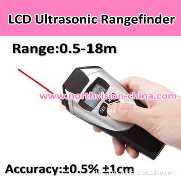 LCD Ultrasonic Laser Meter Pointer